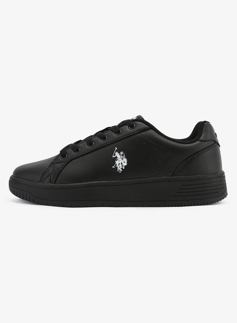 U.S. Polo Assn. Men's Black Low-Top Canvas Sneakers - Bold Iconic Branding for a Clean Look Shoes - Image 2