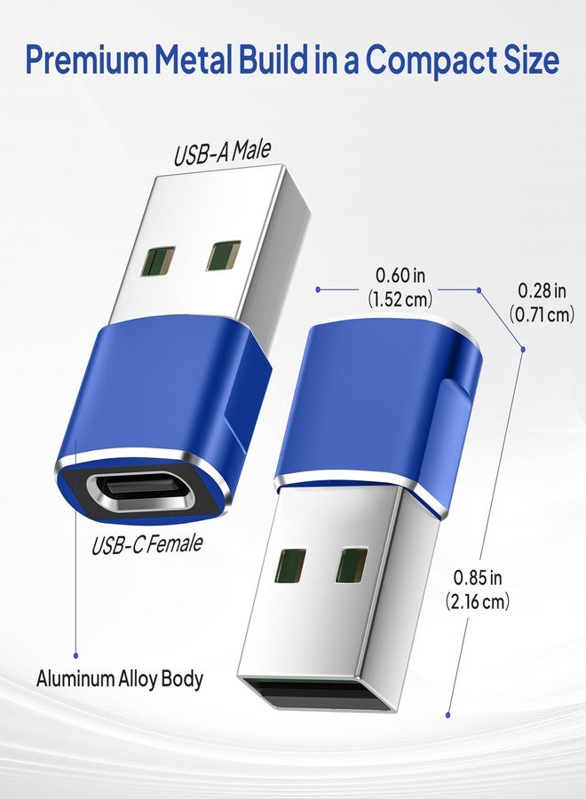 Elebase USB C Female to USB Male Adapter (2 Pack) (Upgraded Version)Type C to USB A ConnectorWorks with LaptopsChargersand More Devices with Standard USB A Interface - Image 4