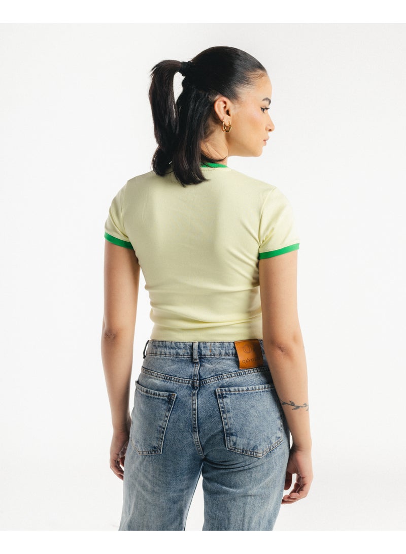 Feather Women's Baby tee - Short Sleeve, Lycra - Image 2