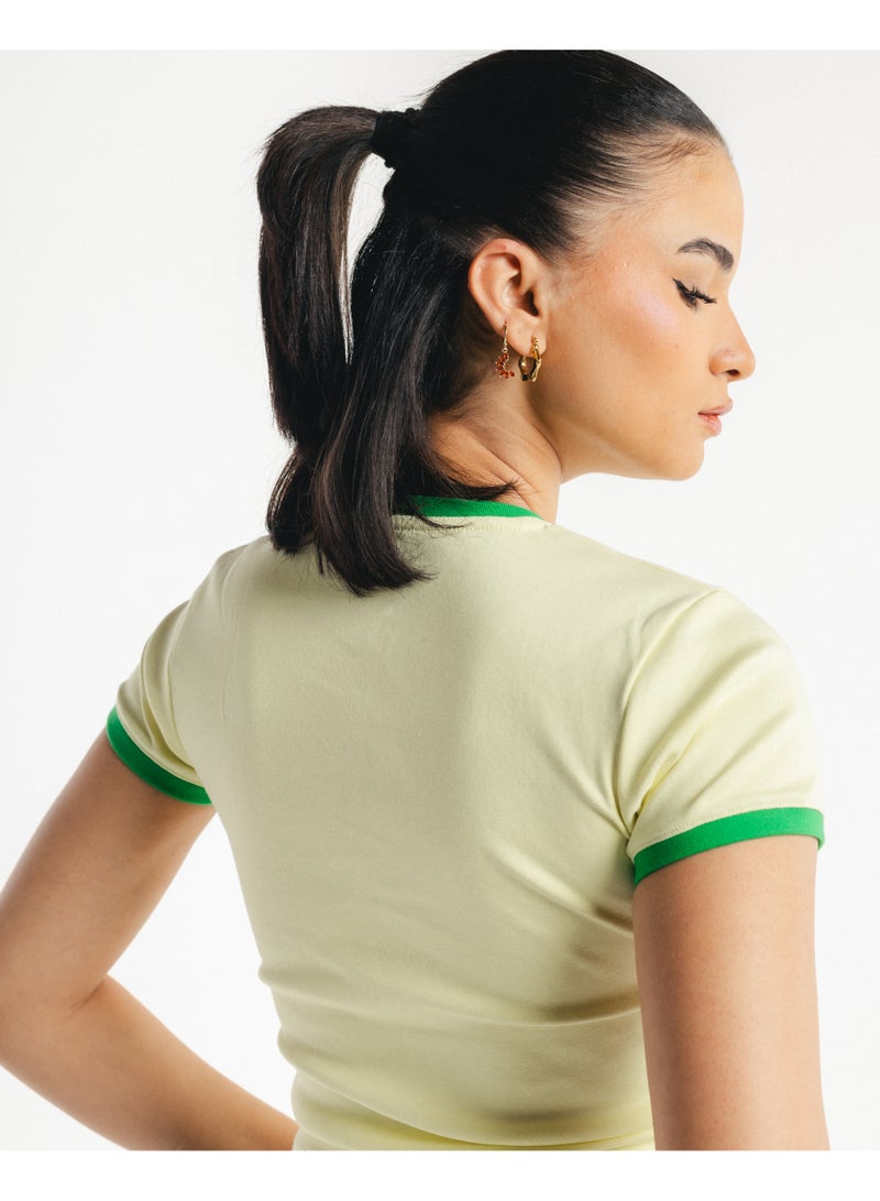 Feather Women's Baby tee - Short Sleeve, Lycra - Image 3