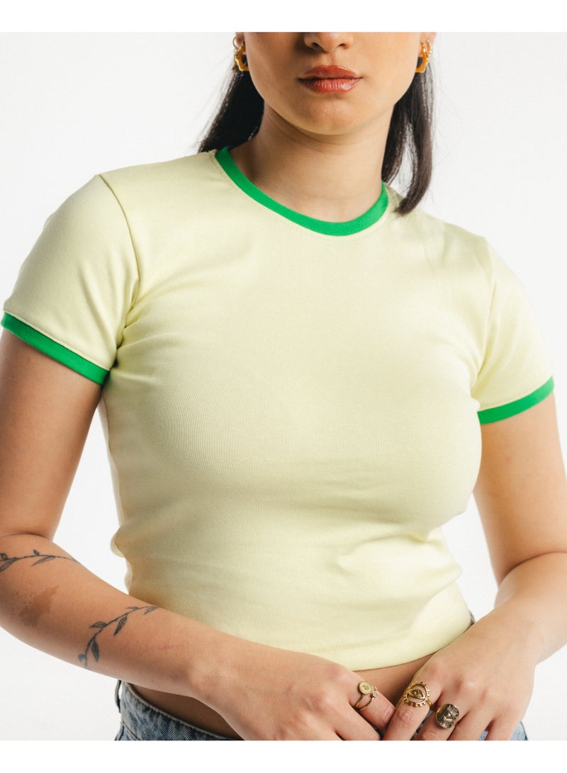 Feather Women's Baby tee - Short Sleeve, Lycra - Image 4