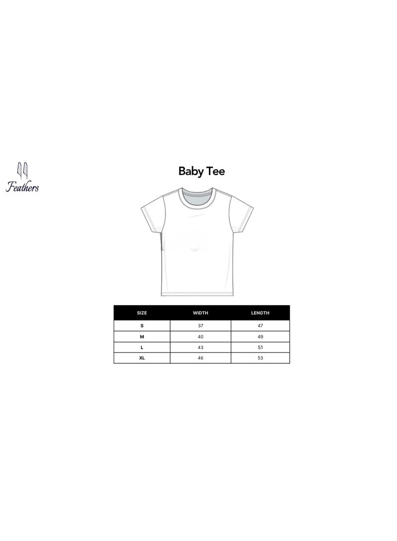 Feather Women's Baby tee - Short Sleeve, Lycra - Image 5