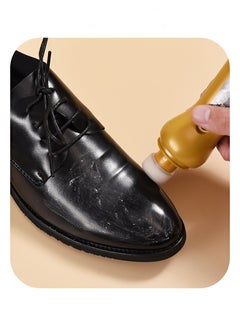 Aikanbo Quick Shine Shoe Polish，Black Liquid Shoe Polish, Instant Shoe Shine with Sponge Leather Shoe Polish for Dress Shoes, Boots, Shoes, Jackets（Black 100ml）  - Image 4