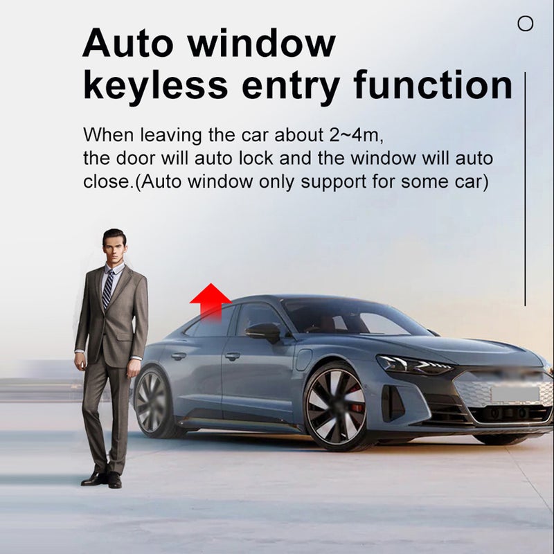 Car Intelligent Key: Silver LCD Touchscreen - Ergonomic Comfort Auto Lock Unlock, Keyless Entry with 450mAh Rechargeable Battery for One-Button Start Car Models - Image 4