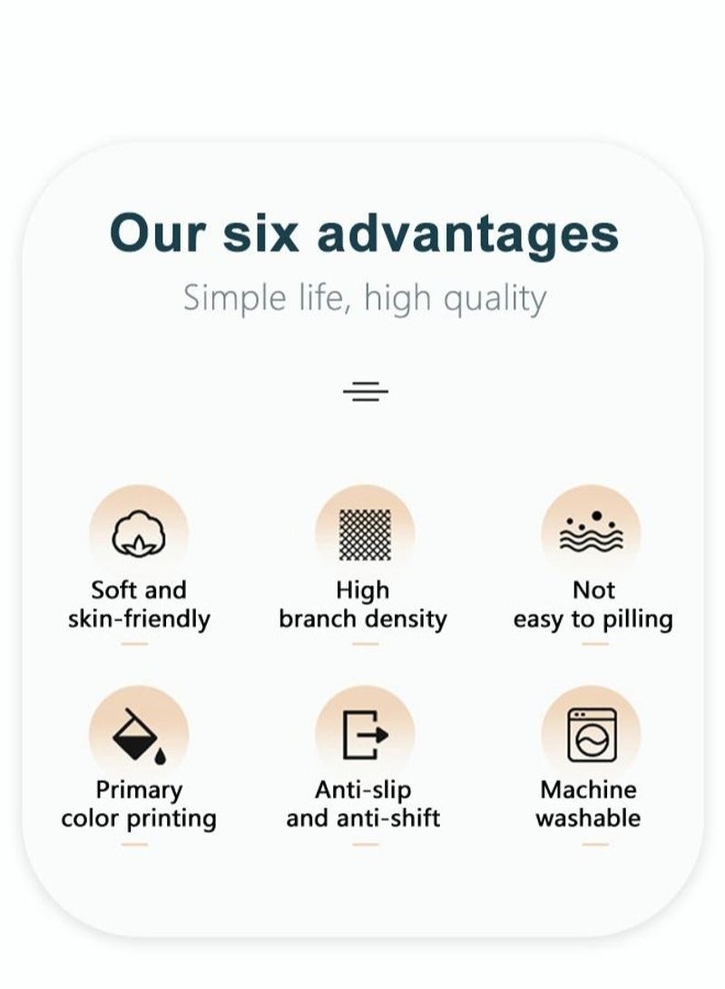 Polyester Printing Shower Curtain 3D Digital Printing Easy to Clean Polyester Material Thickened and Impermeable Machine Washable Warm Shower Curtain Waterproof and Mildew Proof180*200CM - Image 4