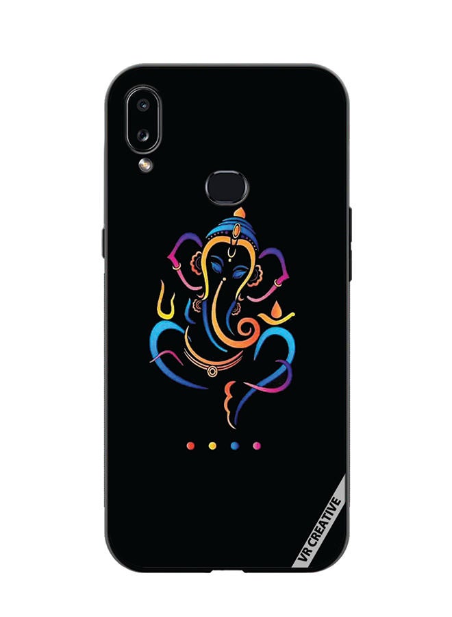 VR CREATIVE Protective Case Cover For Samsung Galaxy A10s Ganesh Ji Design Multicolour - Image 1