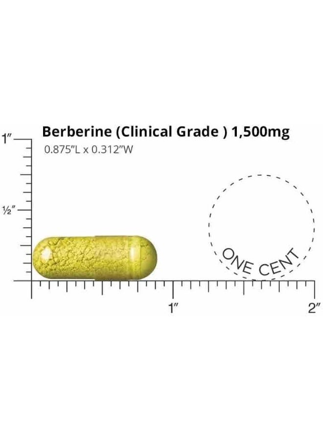 DOCTORS PREFERRED Berberine Clinical Grade Supplement - Doctor Formulated | 1500 mg per Daily Serving | 30-Day Supply - Image 3