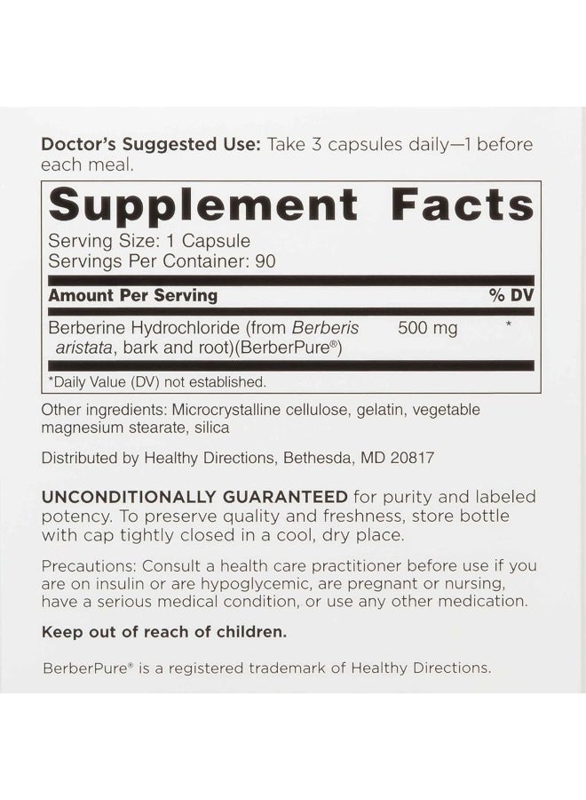 DOCTORS PREFERRED Berberine Clinical Grade Supplement - Doctor Formulated | 1500 mg per Daily Serving | 30-Day Supply - Image 2