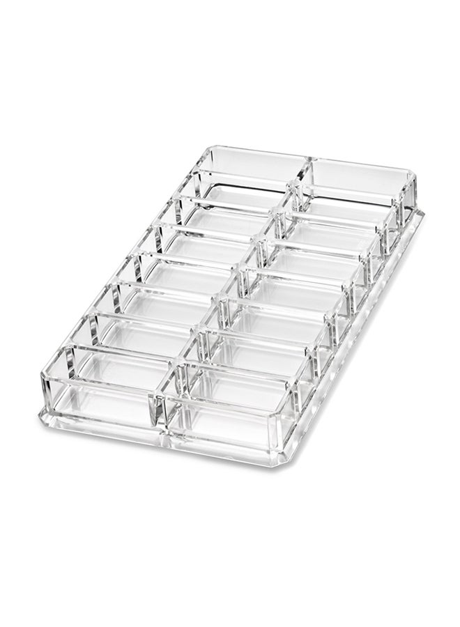 NIBEMINENT High Grade Makeup Storage Organizer Clear - Image 1