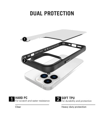 DailyObjects Polycarbonate Case for iPhone 14 Pro Max Compatible with Mag-Safe Wireless Charging, Hybrid Clear Slim Shockproof Back Cover - Image 5