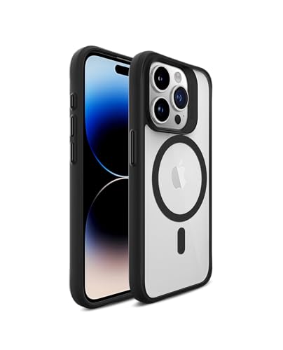 DailyObjects Polycarbonate Case for iPhone 14 Pro Max Compatible with Mag-Safe Wireless Charging, Hybrid Clear Slim Shockproof Back Cover - Image 1