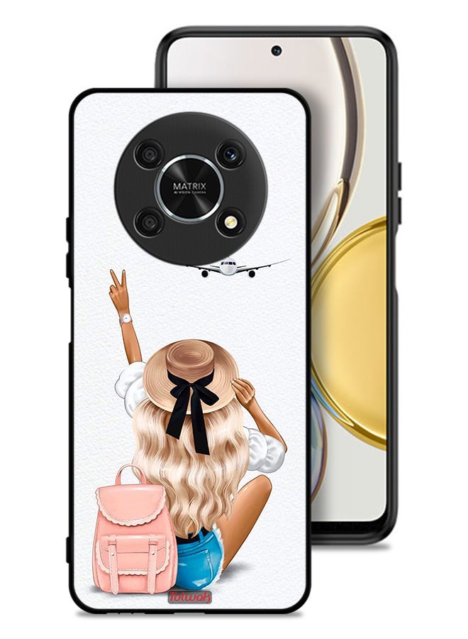 Tolwak Honor X9 5G Protective Case Cover Girl Love Travel - Image 1