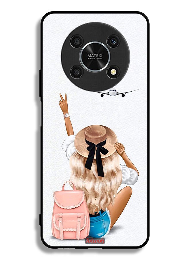 Tolwak Honor X9 5G Protective Case Cover Girl Love Travel - Image 2