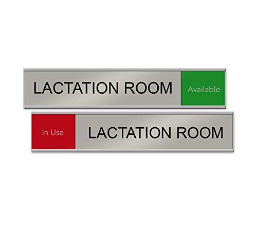 NapTags Lactation Room Slider Sign10 x 2Availablein Use RedGreen - Image 1