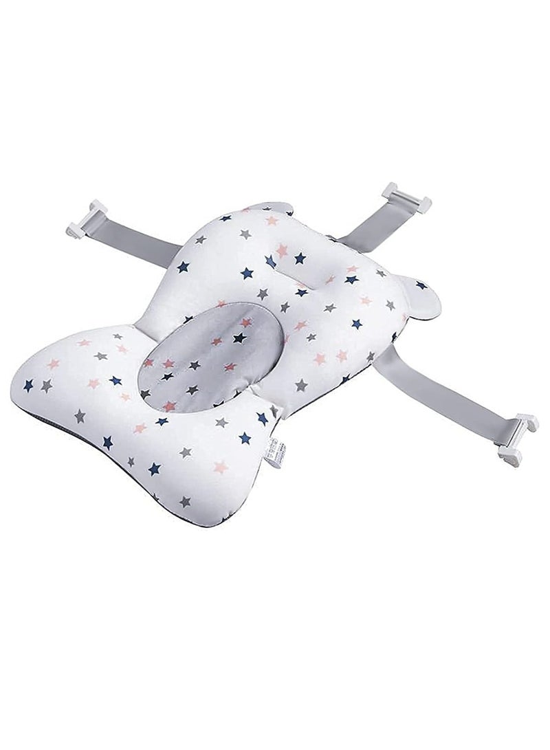 Baby Bath Pad, Adjustable Non-Slip Floating Infant Bath Support Cushion, Bath Tub Seat Mat for Newborn/Infants (0-12 Months) - Image 5
