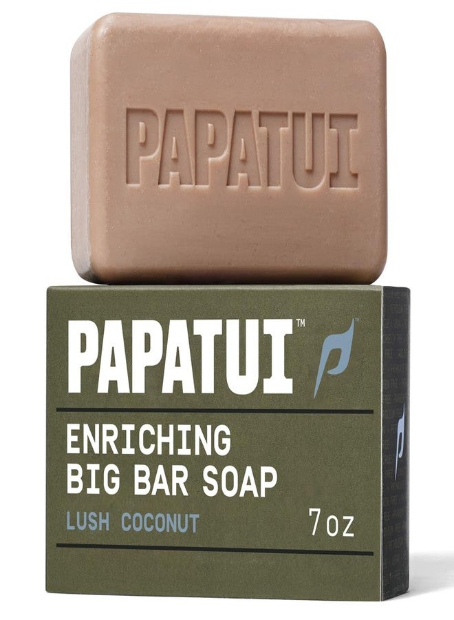 PAPATUI by Dwayne Johnson Enriching Bar Soap for Men | Hydrating Daily cleanerser | Moisturizes with Mango Butter and Avocado Oil | Lush Coconut | 7oz - Image 1
