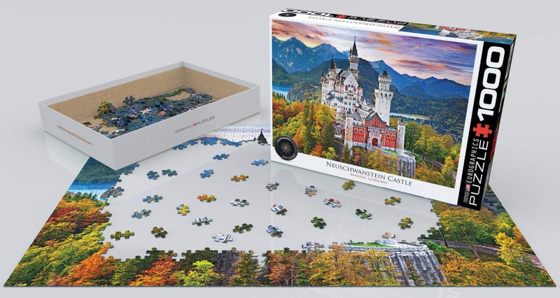 eurographics Neuschwanstein Castle Germany 1000pc Puzzle - Image 3