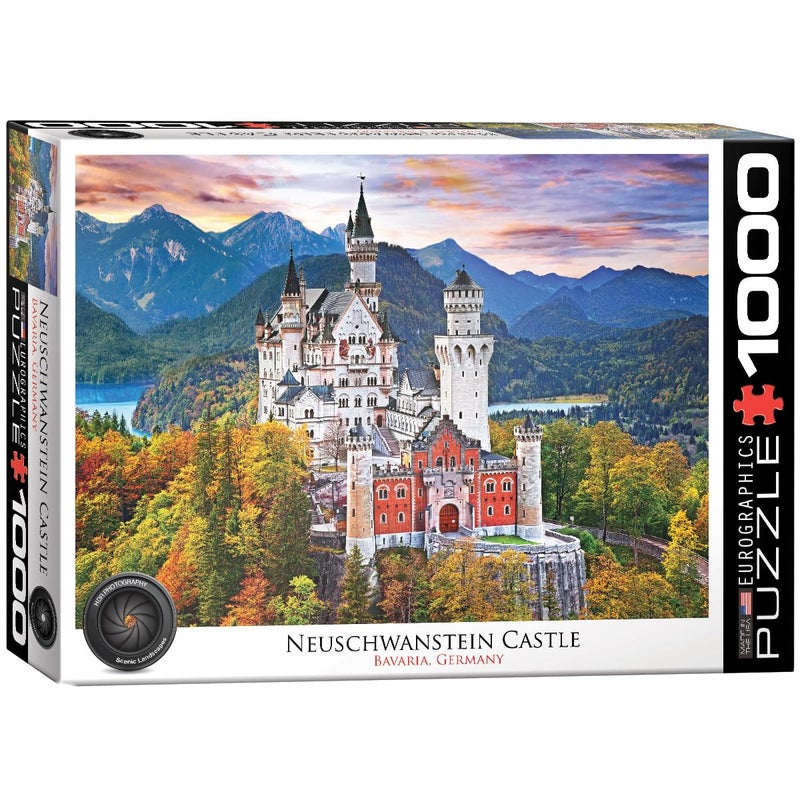 eurographics Neuschwanstein Castle Germany 1000pc Puzzle - Image 1