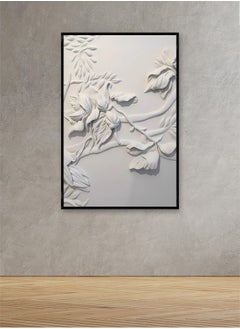 Marktna Canvas Wall Art For Wall Decoration Abstract Design With A Hollow Black Frame Size 120x80cm One Piece  - Image 1
