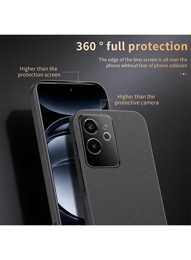 S-TOP Case For Realme GT 6 HUIYI Leather Magnetic Phone Case - Image 4