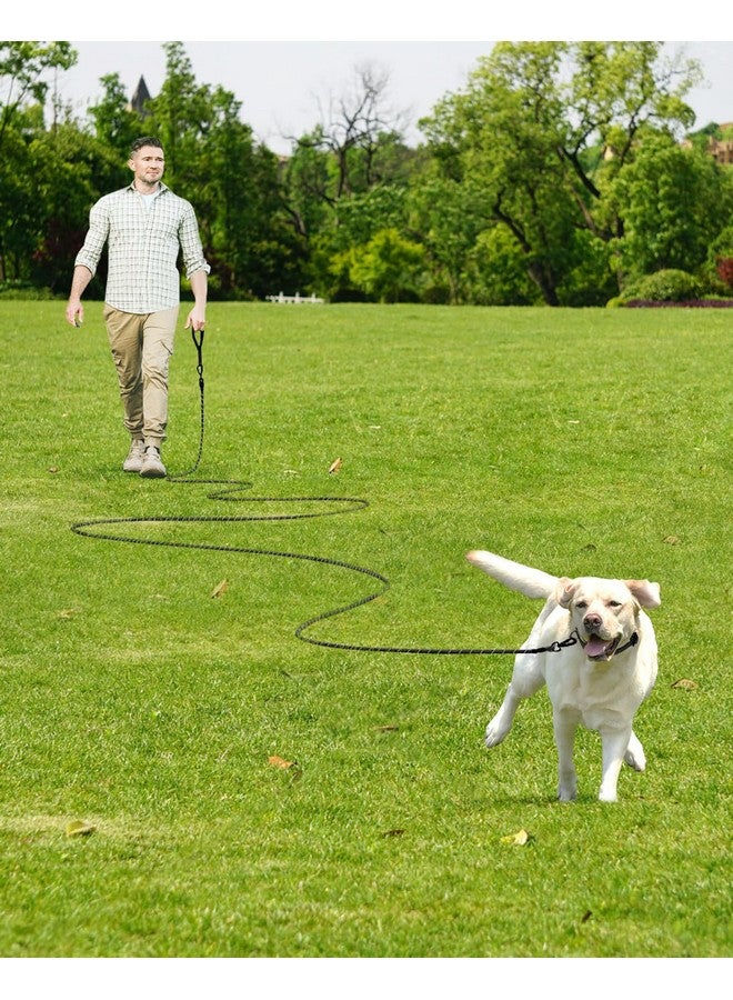 Joytale Joytale Long Leash for Dogs, Training Leash with Removable Padded Handle, Double Hook, 15FT/30FT/50FT/65FT Dog Obedience Recall Training Agility Lead for Play, Camping, Backyard Tie Out, Black, 50FT  - Image 4