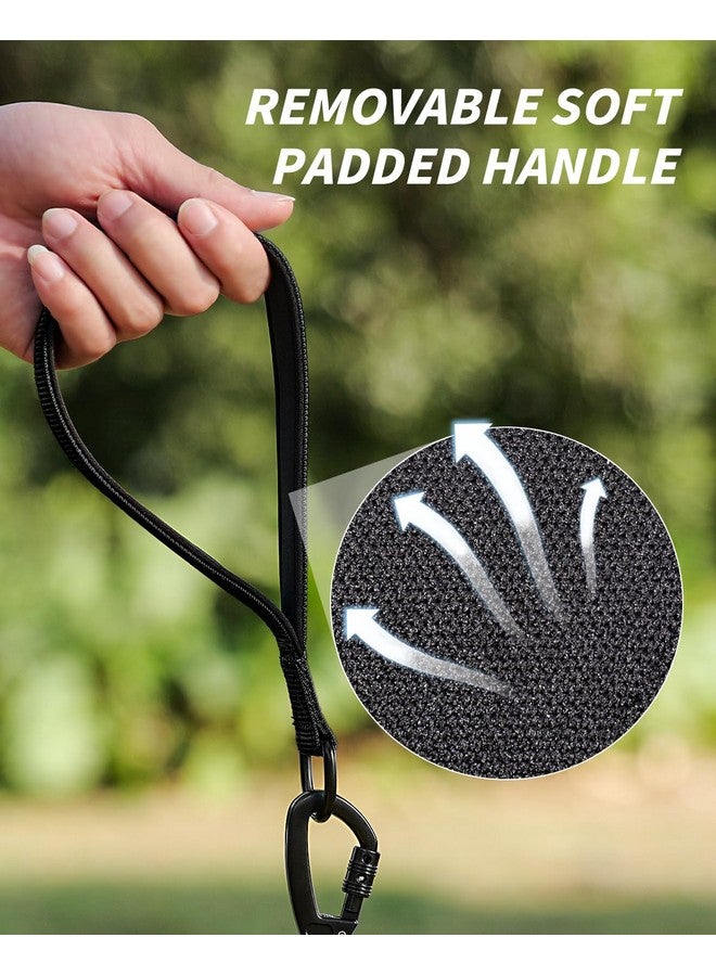 Joytale Joytale Long Leash for Dogs, Training Leash with Removable Padded Handle, Double Hook, 15FT/30FT/50FT/65FT Dog Obedience Recall Training Agility Lead for Play, Camping, Backyard Tie Out, Black, 50FT  - Image 3