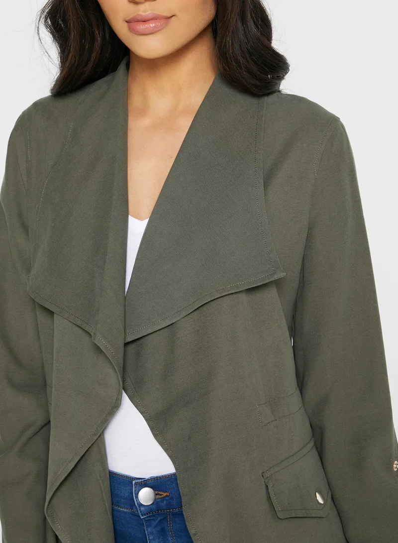 DOROTHY PERKINS Open Front Waterfall Jacket