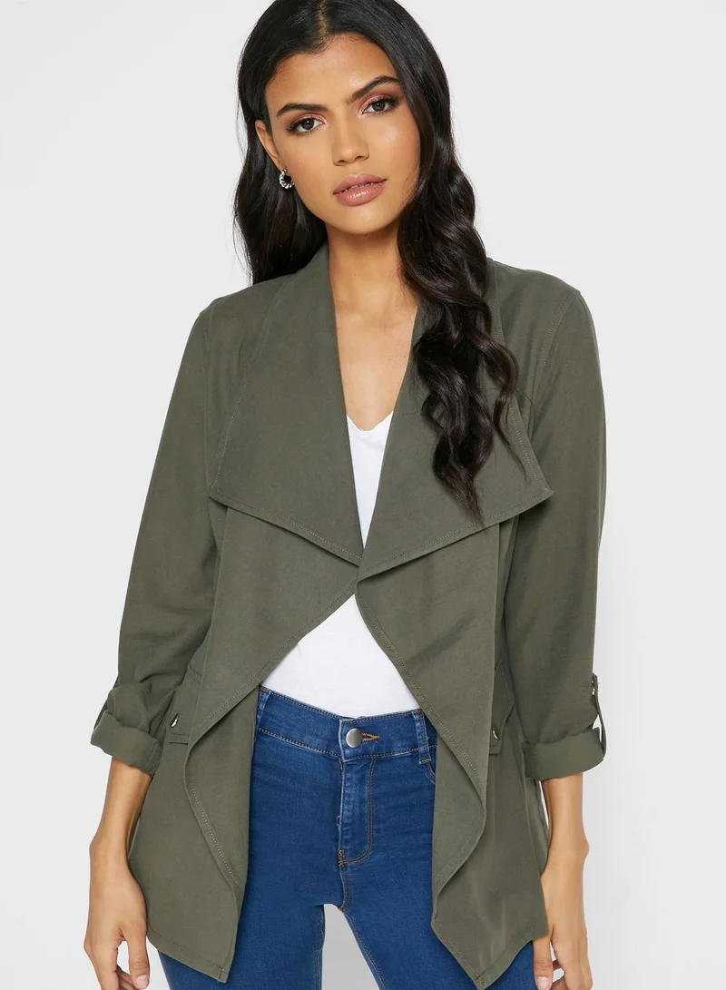 DOROTHY PERKINS Open Front Waterfall Jacket
