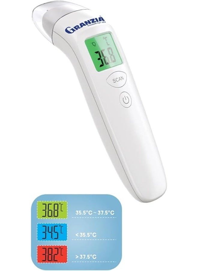  جرانزيا ميزان حرارة جبهي رقمي Granzia Nc6 بدون لمس – قراءة فورية للأطفال والكبار - Image 1