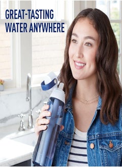 BRITA Brita Insulated Filtered Water Bottle with Straw, Reusable, BPA Free Plastic, Night Sky, 26 Ounce  - Image 5