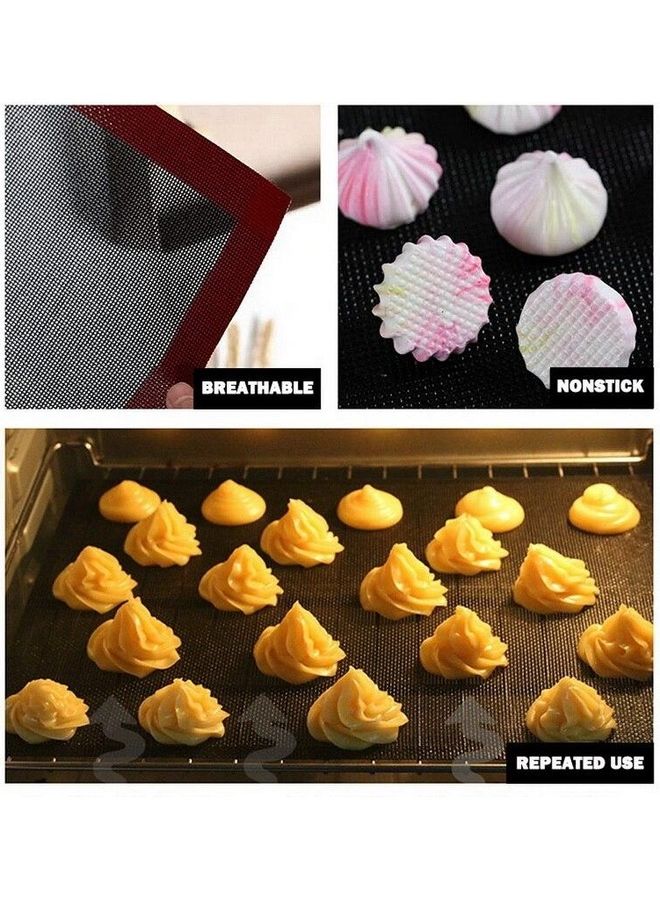 Perforated Silicone Baking Mat Black/Brown 40 x 30cm - Image 4