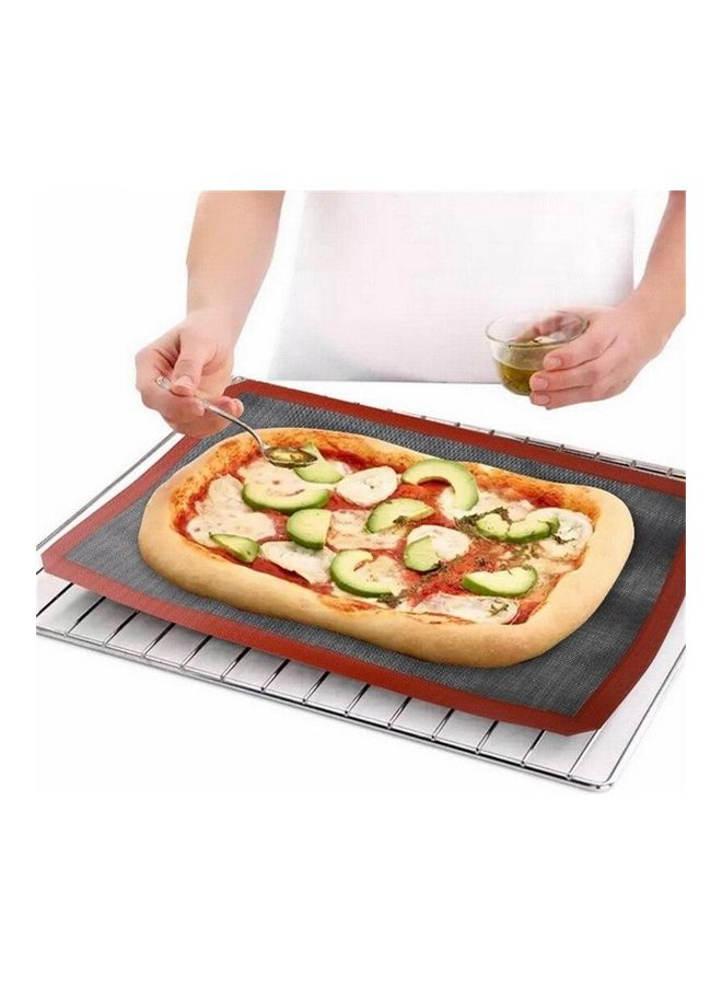 Perforated Silicone Baking Mat Black/Brown 40 x 30cm - Image 2