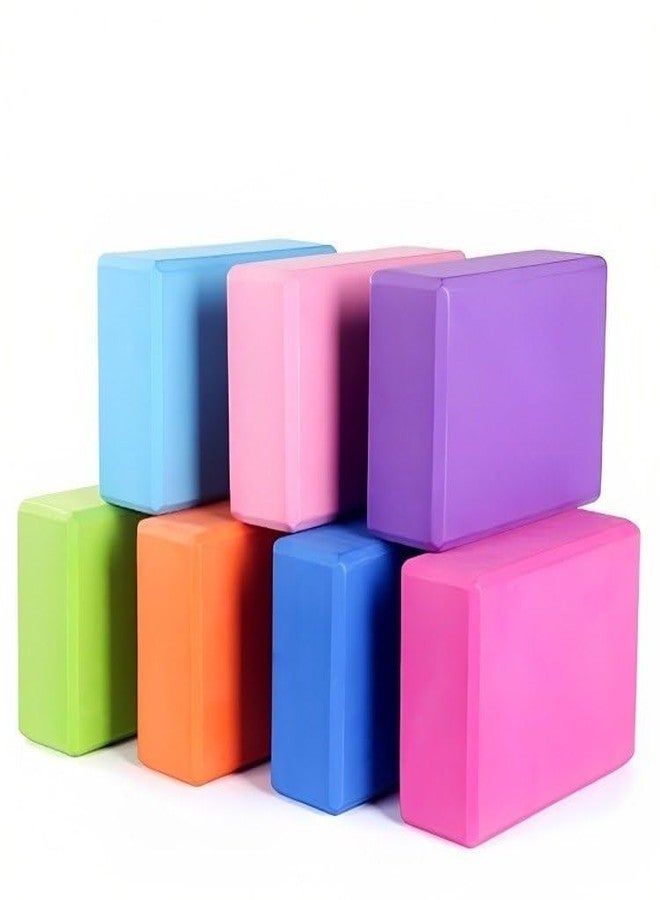 SGF Yoga Blocks (2 PC)-High-Density EVA Block to Support Improve Strength Aid Balance and Flexibility-Lightweight Odor Resistant (PURPLE, PAIR) - Image 2