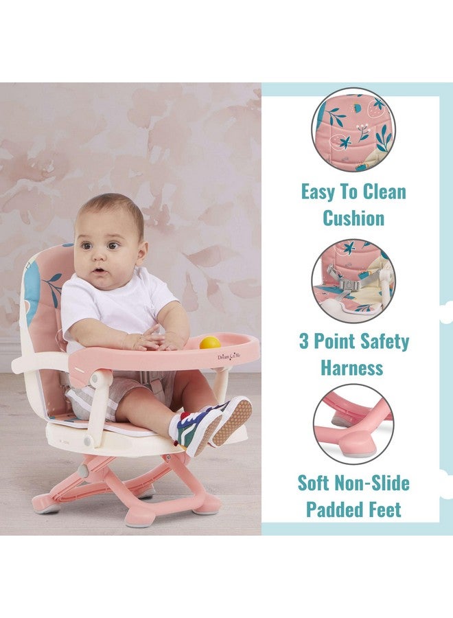 Dream On Me Munch N Go Booster Seat for Dining Table, Lightweight Compact Fold Travel Booster Seat, 3-in-1 Convertible, Four Level Height Adjustment and Easy Tray Removal - Image 3