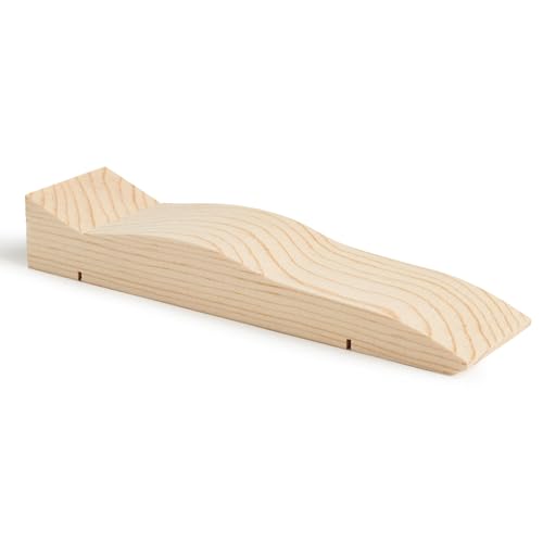 Pinewood Pro Mustang-Style Pre-Cut Derby Car Body | Pre-drilled axle Holes for Easy Insertion | Pre-drilled Holes for Derby Weights | Aerodynamic | Fully Customizable | Compliant for Pinewood Derby - Image 1