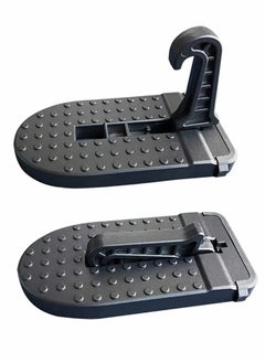 Y&D Car Door Step Foldable Roof Rack Stand Pedal Up on Latch Universal Fit for Most Car SUV Track Max Load 510 Lbs  - Image 1