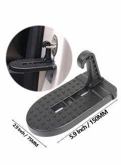 Y&D Car Door Step Foldable Roof Rack Stand Pedal Up on Latch Universal Fit for Most Car SUV Track Max Load 510 Lbs  - Image 2