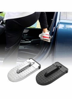 Y&D Car Door Step Foldable Roof Rack Stand Pedal Up on Latch Universal Fit for Most Car SUV Track Max Load 510 Lbs  - Image 3