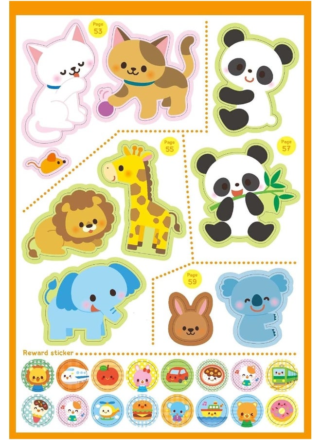 null - Play Smart My First Sticker Book 2+: Preschool Activity Workbook with 200+ Stickers for Children with Small Hands Ages 2, 3, 4: Fine Motor Skills (Full Color Pages) - Image 1