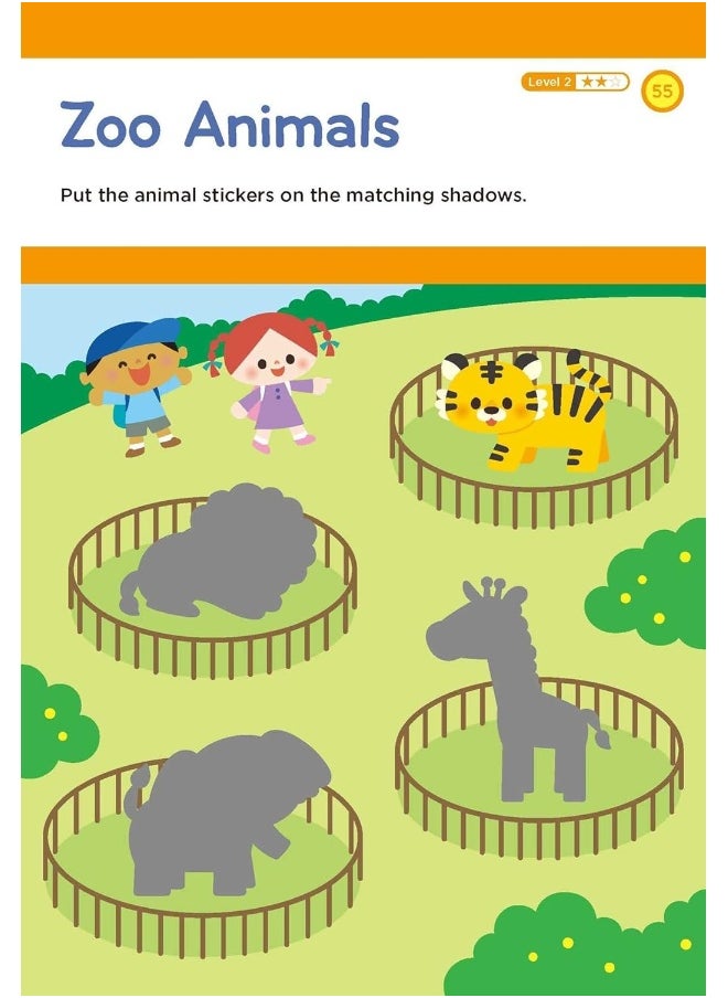 null - Play Smart My First Sticker Book 2+: Preschool Activity Workbook with 200+ Stickers for Children with Small Hands Ages 2, 3, 4: Fine Motor Skills (Full Color Pages) - Image 1