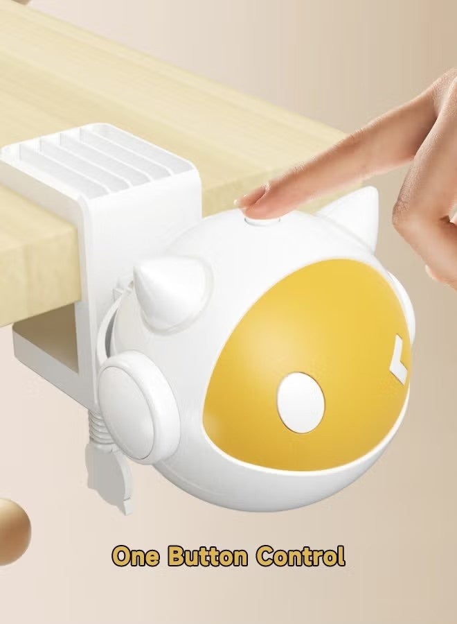 Interactive Cat Toys for Indoor Cats, Electronic Cat Toy Lifting Ball, Automatic Self Play Moving Cat Space Ball Toys for Small & Medium Kitty, Hangable Smart Kitten Toy - Image 2