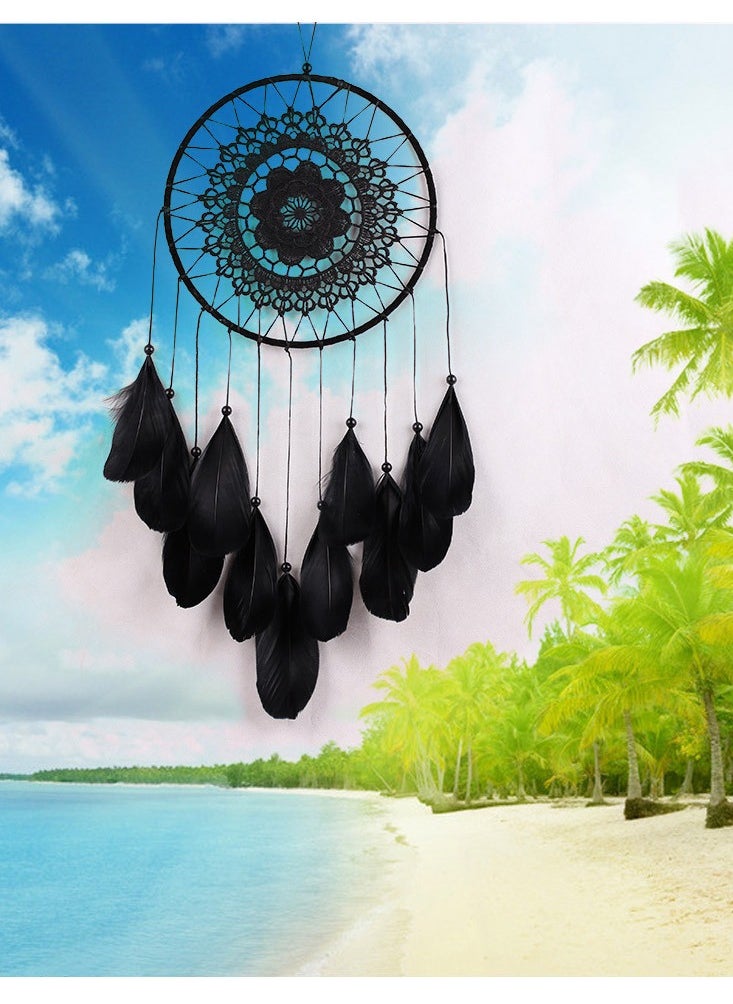 Large Dream Catcher Boho Wall Hanging Decor Woven Feather Tassels Dreamcatcher Decoration for Teen Girl Room Nursery Bedroom Dorm Chic Gift