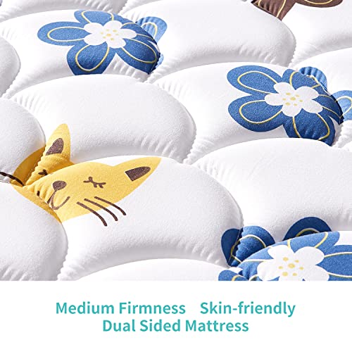Tiankehan Crib and Toddler Mattress - 52" x 27.6" x 5" - Breathable Firm Premium Foam Standard Size for Baby Bed - Image 3