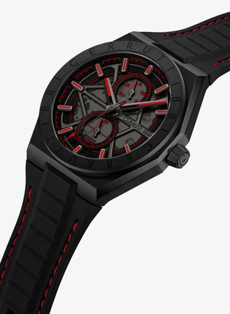 شيروتي 1881 Cerruti 1881 Gents Black Case Black Dial Watch