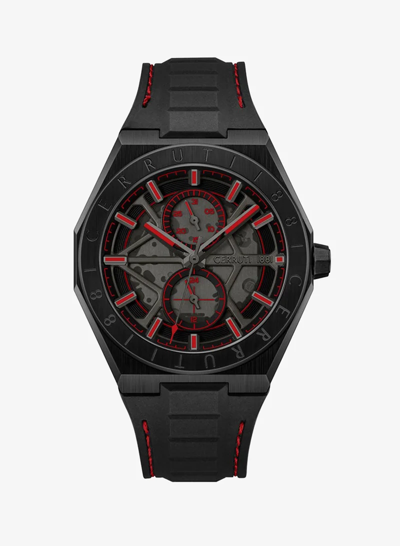 شيروتي 1881 Cerruti 1881 Gents Black Case Black Dial Watch