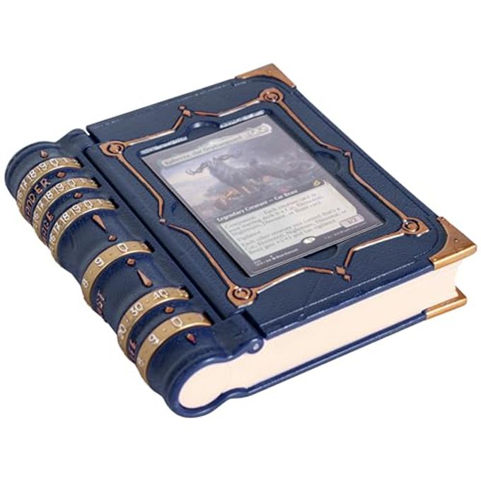 lynx MTG Commander EDH Command Zone/Tray for Magic The Gatheringwith Damage, Cast & Life Counters. Storage for Dice & Card Tokens Inside (This is Not A Commander Deck Box!) MTG Accessories Gift (Blue) - Image 1