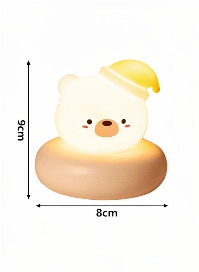 Baby Night Light with Touch Control, 3 Brightness Levels, 800mAh Rechargeable, Soft Nursery Lamp for Feeding - Image 2