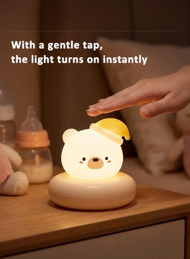 Baby Night Light with Touch Control, 3 Brightness Levels, 800mAh Rechargeable, Soft Nursery Lamp for Feeding - Image 5