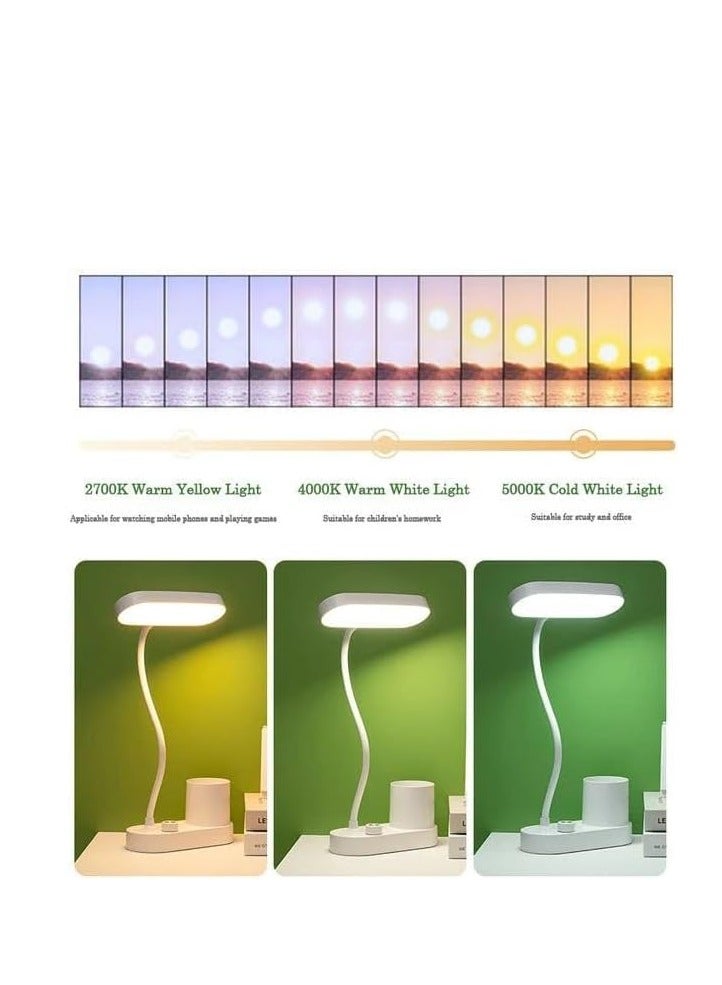 مصباح طاولة LED متعدد الوظائف مع حامل أقلام - Image 2