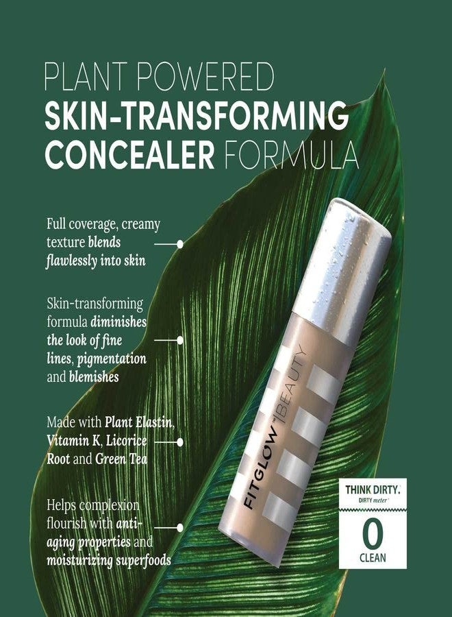 Fitglow Beauty Conceal+ | Vegan Full Coverage Concealer Skincare with Vitamin K + Green Tea | Corrects Dark Circles, Blemishes & Redness | Non-Creasing, Natural Finish | C3-6g - Image 2